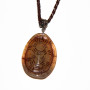 Колие от естествен камък 7th sense Т5 Turtle shell